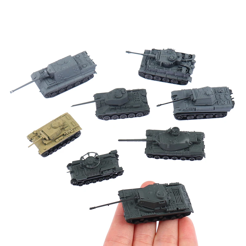 4D Sand Table Plastic Tiger Tanks Toy 1:144 World War II Germany*Panther Tank PF 