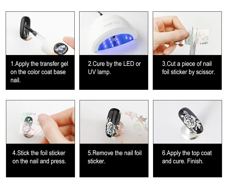 ROSALIND Гель-лак для ногтей с наклейкой гель для ногтей Гибридный Праймер УФ-лампа для маникюра Полупостоянный Гель-лак для ногтей