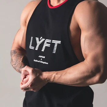

2020 Summer Cotton Jogging Gym Men Stringer Tank Top Bodybuilding Fitness Singlets Muscle Vest Men's Training 4 color