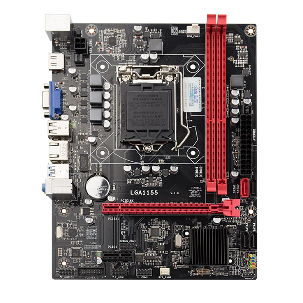 

B75 Replacement LGA 1155 DDR3 Strong Compatibility Desktop Motherboard High Speed Dual Channel Capacitor Home Easy Install