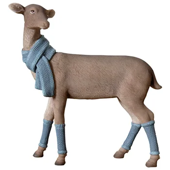 

3D SOLID SIMULATION ELK STATUE FOR HOME DECORATION ANIMAL FIGURINES LIVING ROOM DISPLAY ORNAMENTS SCULPTURE BUSINESS GIFT CRAFTS