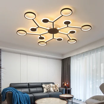 

Modern LED chandelier lighting for living room bedroom dining room study room remote ceiling chandelier lighting decoration