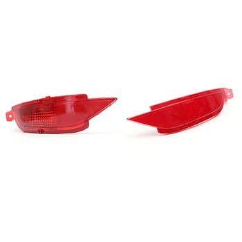 

1 Pair Car Bumper Left Right Taillight Fog Light Brake Light for Ford Fiesta Mk7 2008-2012