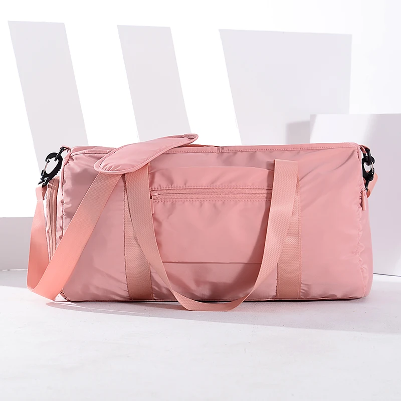 pink Спортивная сумка с карманом для обуви для женщин и мужчин, розовый рюкзак для спортзала, многофункциональная сумка на плечо для занятий фитнесом, йогой, упражнениями, дорожные сумки - Цвет: pink