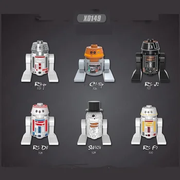 

Yoda Baby Space Wars Building Blocks R2D2 BB8 Space RSF7 RSD8 Mandalorian Jango Fett Drabatan Figures Toys For Children X0149