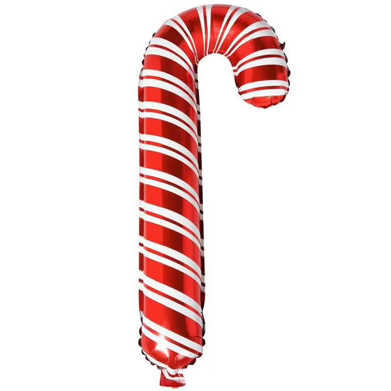 

Red Striped Candy Cane Balloon Christmas Decoration
