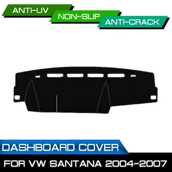 

Car Anti-dirty Non-slip Dash Cover Mat Dashboard Mat UV Protection Shade for Volkswagen Santana 2004 2005 2006 2007