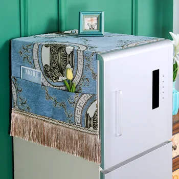 

bing xiang jin Drape Washing Machine Cover Dust Multi Purpose Drape Manufacturers Direct Selling Refriderator Cover