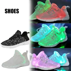 Светящиеся, Сияющие кроссовки со светодиодной подсветкой, Повседневная легкая спортивная обувь-OPK