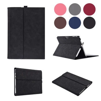 

For Microsoft Surface Pro X 13 Inch Case Folio Imitation Leather Flip Stand Cover Shockproof Tablet Cover For Surface Pro X Bag