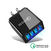 ##Special Price ABS Shell Material QC3.0 4 Port USB Charger Quick Charge Wall Charger EU/US/UK Standard Power Adapter ##Special Price ABS Shell Material QC3.0 4 Port USB Charger Quick Charge Wall Charger EU/US/UK Standard Power Adapter