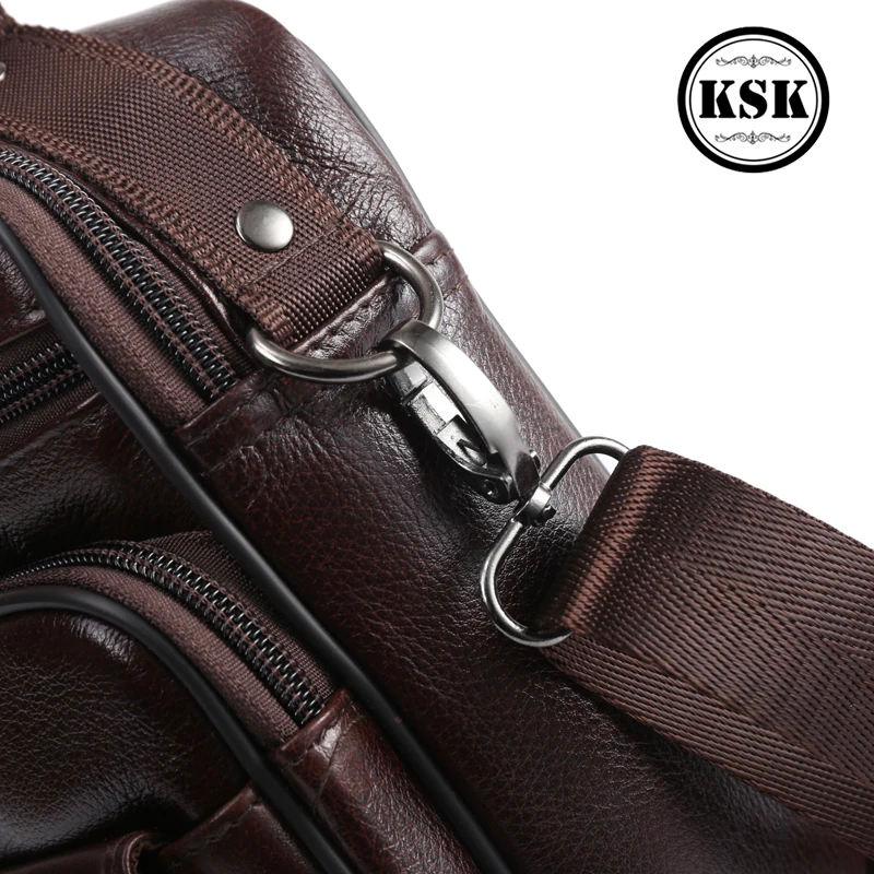 Мужская сумка из натуральной кожи сумка-мессенджер на ремне сумка для мужчин сумки через плечо Модные мужские роскошные сумки на плечо KSK