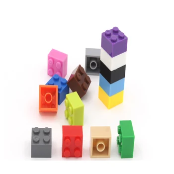 

100pcs/lot 2X2* DIY Enlighten Toy Plastic Building Block Bricks For Kids Compatible With logoes Duplo Assembles Particles
