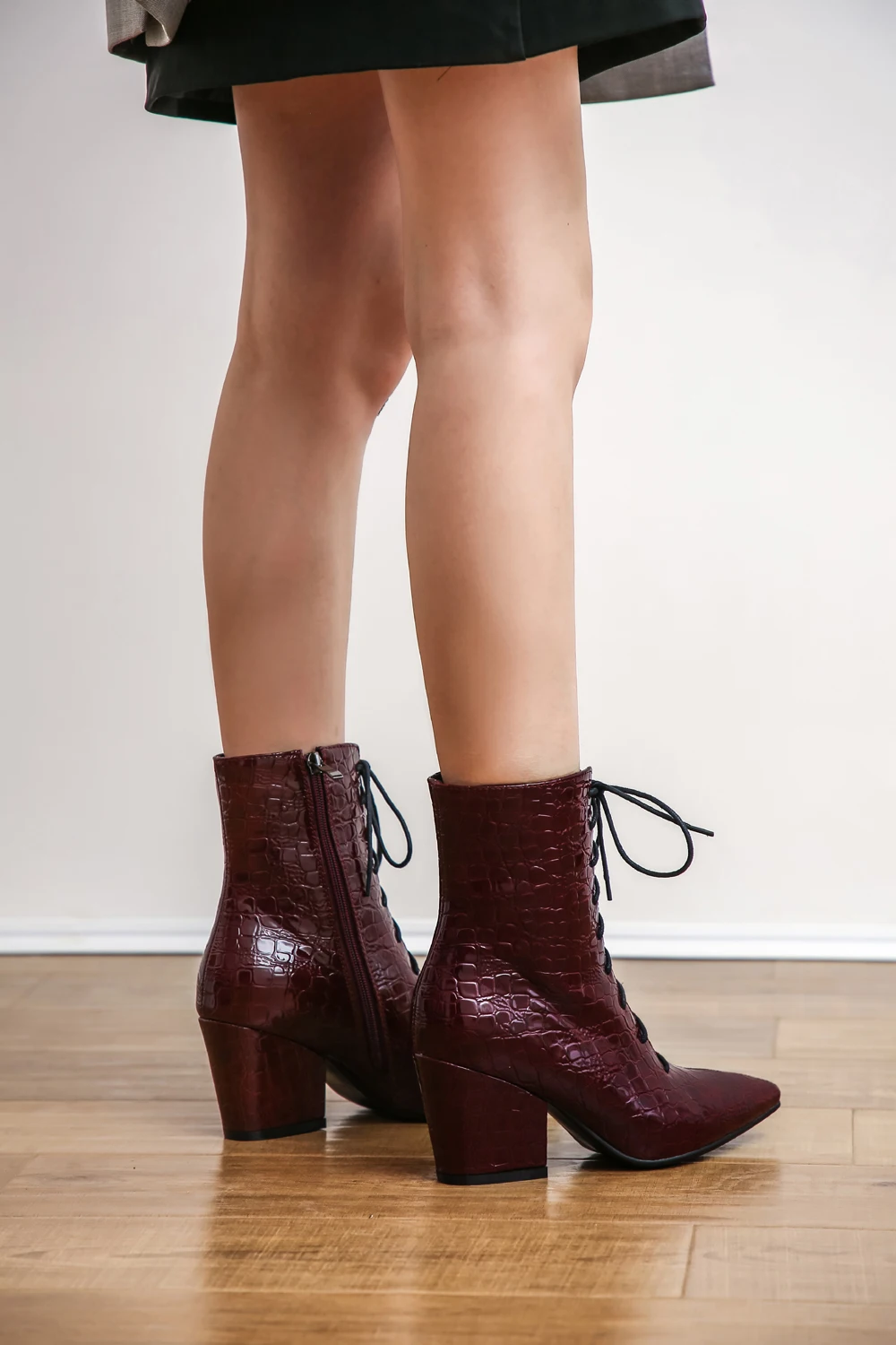 CDPUNDARI Pointed Toe Sexy ankle boots for women High heels boots Ladies winter shoes woman bottine femme botas mujer