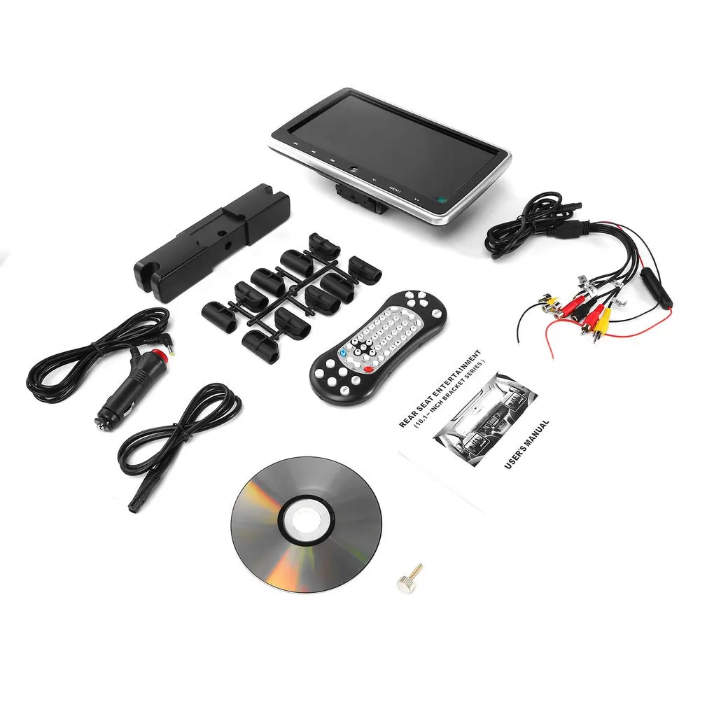 

10.1 Inch Ultra-thin Car Headrest DVD Player 1024 * 600 With Remote Control Power-off Memory Function OSD Display