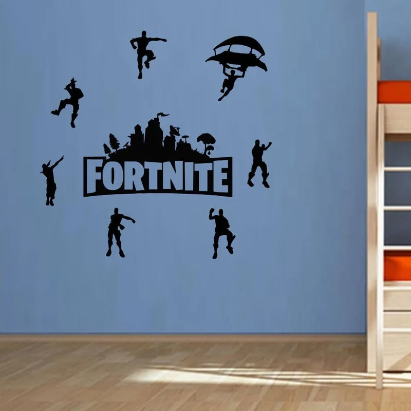 Fortress Night Wall Stickers Room Backdrop Fortnites Decorative Painting Home Decoration Posters Cartoon Printed Gifts | Дом и сад