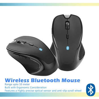 

Bluetooth Wireless 2.4G Mouse Computer Optical Mice for PC Android IOS Tablets AS99