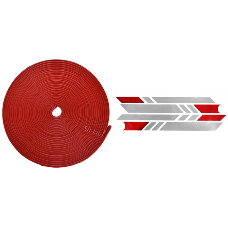 

1Pcs Bumper Protective Scooter Strips for Xiaomi Mijia M365 Electric Skateboard Strips(Red) with 1Pcs Reflect Light Tags Pastor