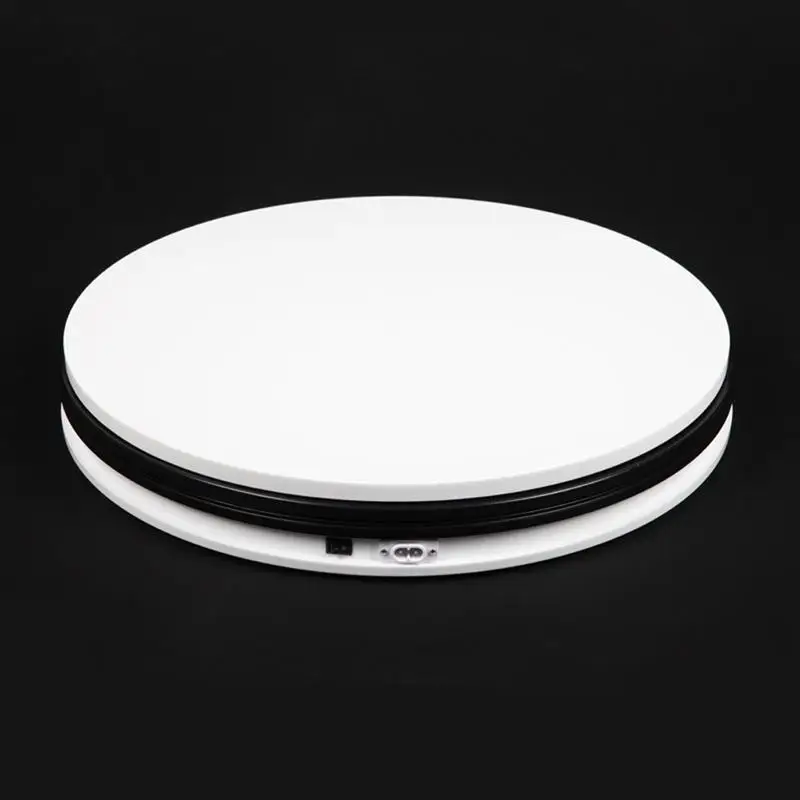 15cm Rotating Turntable Decorating Tool Display Stand Plate For Jewelry Watch Digital Product Holder Bearing 5KG with US Plug |