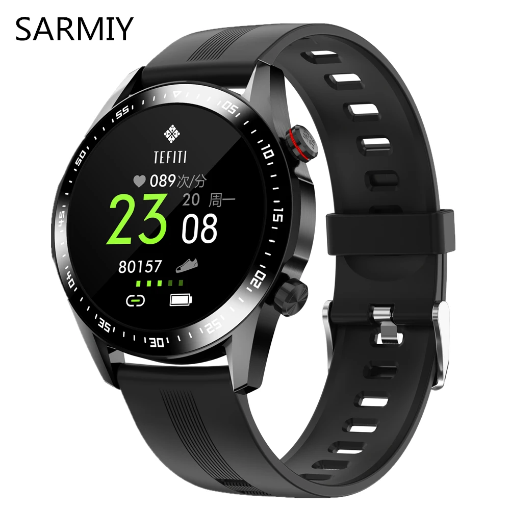 E12 Smartwatch Men Bluetooth Call Message Push Heart Rate Monitor 7days