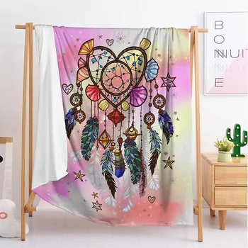 

2020 new dream catcher export Throw Blanket flannel blanket blanket cover blanket single double bedding men and women bedding