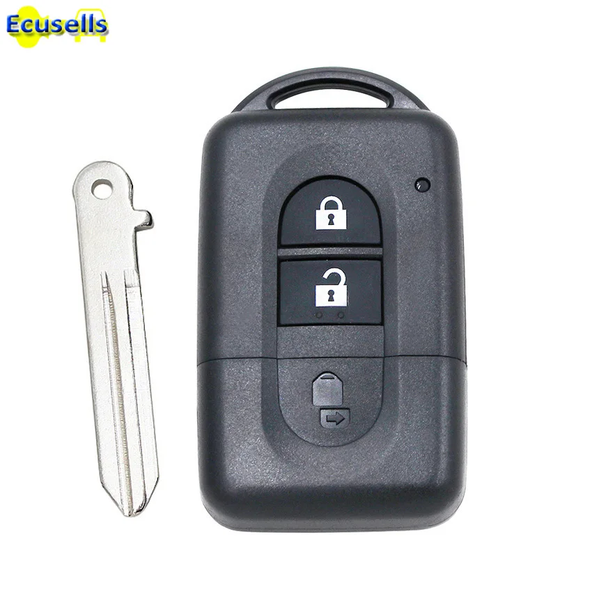 Чехол для пульта дистанционного управления 2 кнопки Nissan Micra X trail Qashqai Juke Duke|buttons
