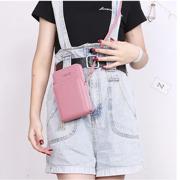 

Mobile phone bag Japanese and Korean small fresh mini one-shoulder diagonal wallet multi-function women's handbag