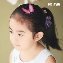 Заколки-бабочки ручной работы в виде ангела neitiri; Детские аксессуары для волос; заколка для волос для девочек; головной убор; маленький зажим