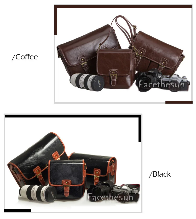 PU Leather vintage camera shoulder bag YYOld -6