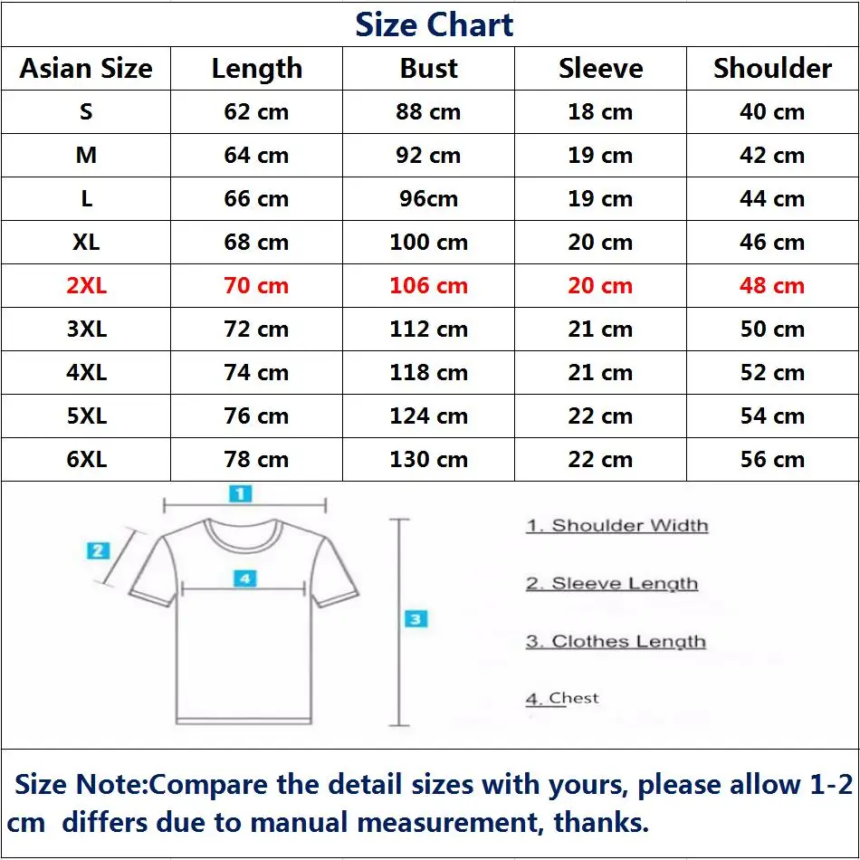 S-6XL