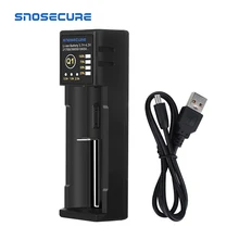 Зарядное устройство SNOSECURE 18650 для 26650 16340 RCR123 14500 LiFePO4 1,2 V Ni-MH Ni-Cd перезаряжаемая батарея