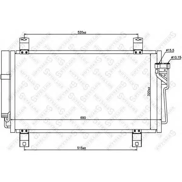 Condenser  Mazda 6 all 07 STELLOX 10-45642-SX | Автомобили и мотоциклы