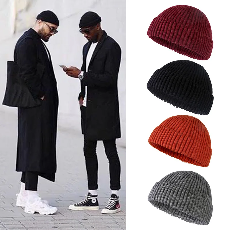 

Beanies Unisex Wool Hat Winter Warm Cold Cap Male Knitted Caps Head Cap Melon Hat Outdoor Fashion Skullies Cap Female