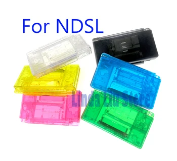 

1set Clear Full Housing with buttons kit for NDSL Case Shell full set Replacement For Nintend DS Lite Housing Shell Case Cover