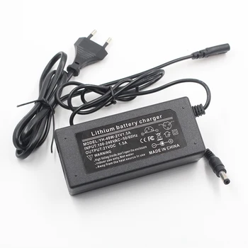 

21V 1.5A Power Adapter 5 Series Lithium Battery Pack Connector Charger Electric Vehicle Standard