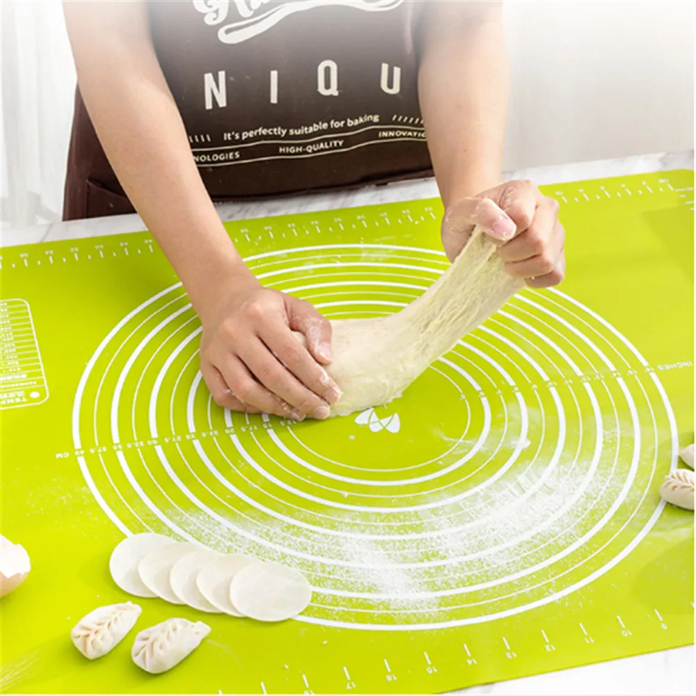 Multi-Colo Silicone Rolling Dough Mat Non-Stick Sugarcraft Fondant Cake  Pastry Maker Paste Flour Table Sheet Kitchen Baking Tool - AliExpress