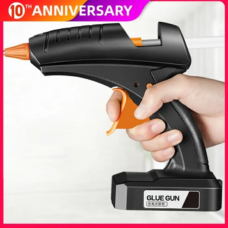 

Cordless Hot Melt Glue Gun 80W 12V Rechargeable lithium battery Wireless Professional Repair tool glue gun for 11mm Glue Stick