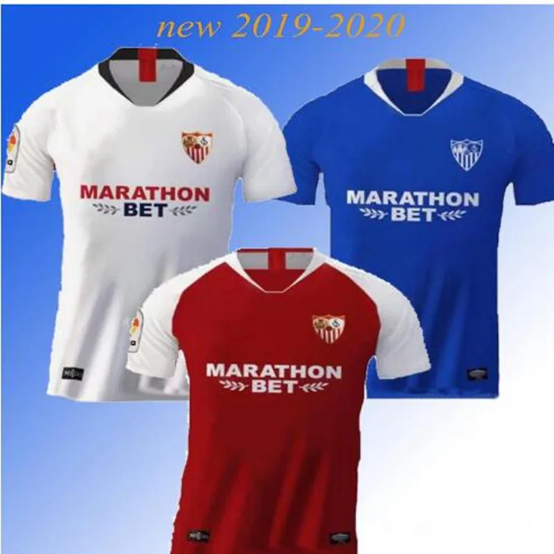 Севилья футбольная Джерси 19 20 home Out EVER BANEGA BEN YEDDER GEIS J. NAVAS YEDDER CORREA MURIELFootball форма Джерси