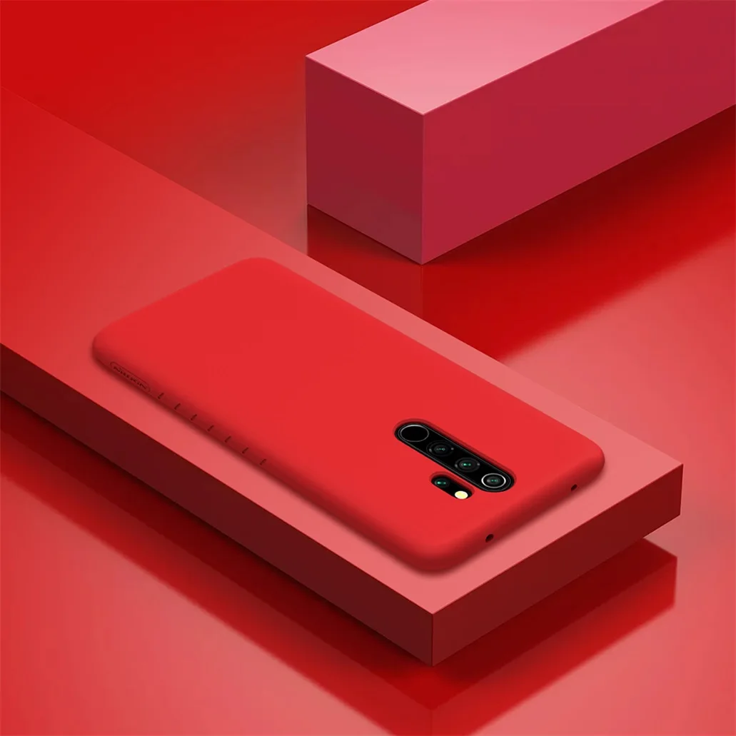 Чехол NILLKIN для Xiaomi Redmi Note 8 Pro, резиновый защитный чехол, задняя крышка из микрофибры для Redmi Note8 global