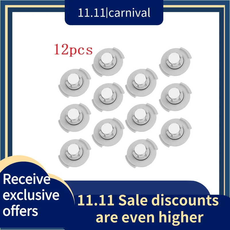 12 Pieces Water Tank Filter For Xiaomi S50 S51 Roborock Robot Vacuum