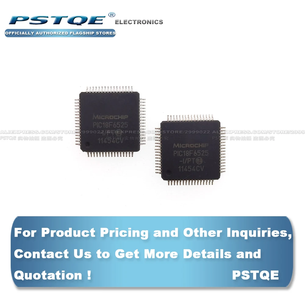 Новый оригинальный PIC18F6525-I/герметизирующая ptfe-лента для PIC18F6525-I PIC18F6525 в наличии |