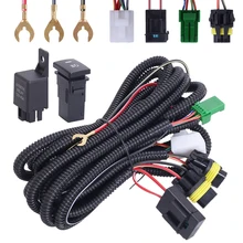 

Car Fog Lamp Wiring Harness Socket Wire LED Indicator Switch 12V 40A Relay for Toyota Accessories