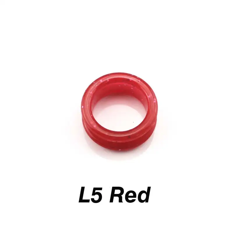 Цветной силикон кольцо на палец - Цвет: L5-2PC