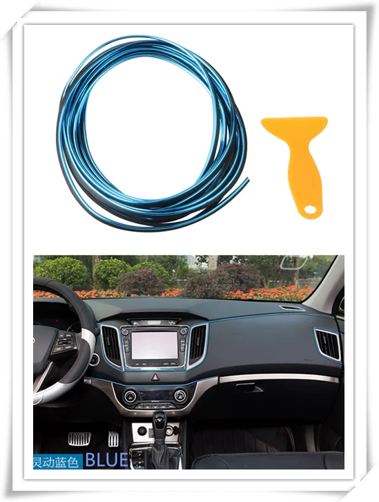 Автомобильная Декоративная полоса интерьерное украшение линия установка