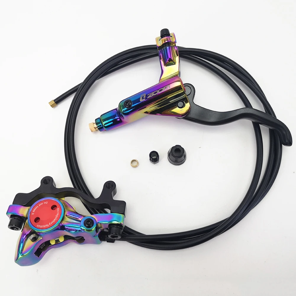 Гидравлический дисковый тормоз Rainbow для велосипеда MTB под давлением цветные