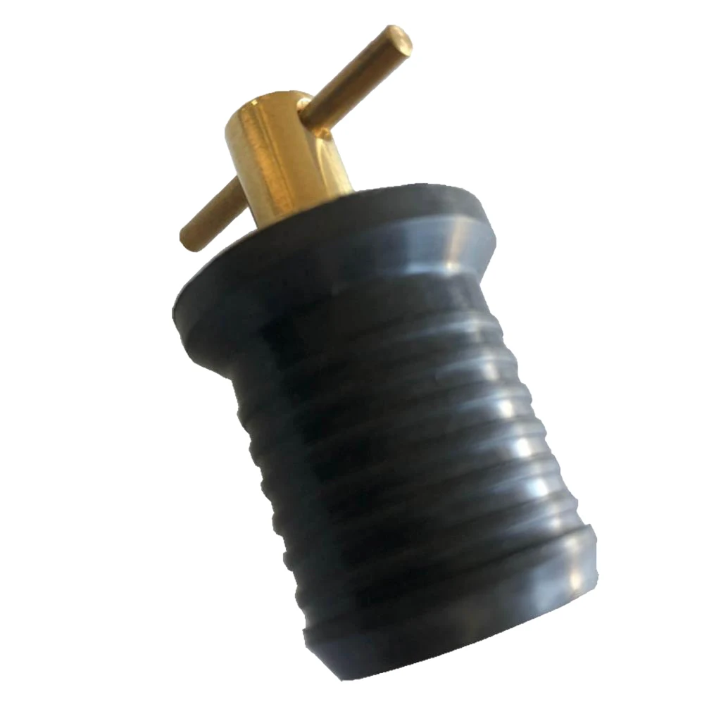 Boat Twist Handle Drain Plug Brass Twist Type Drains Marine Boat Parts Watercraft Hardware