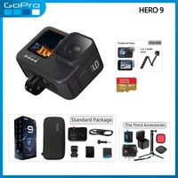 GoPro HERO 9 Black Underwater Action Camera 4K 5K with Color Front Screen Sports Cam 20MP Photos, Live Streaming Go Pro HERO 9 1