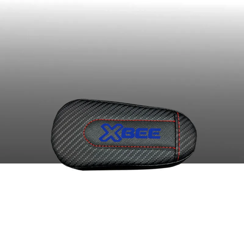 Автомобильный Стайлинг для Suzuki Xbee, 1 шт., углеродное волокно, кожа, подушка для ног, наколенник, подлокотник, Накладка для интерьера, автомобильные аксессуары - Название цвета: style 3