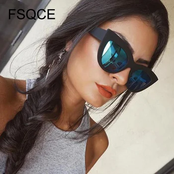 

Sunglasses Women Vintage Sunglasses Women Cat eye Sunglass Retro Brand Designer Sun glasses Female Pink Mirror Eyewear Plus Size