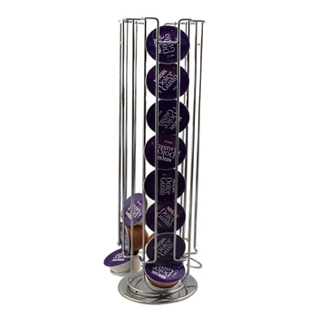 

Capsule Coffee Pod Holder Tower Stand Rack Storage Holder Rack Stainless Steel Nespresso Capsule Holder Porta Capsulas Cafe